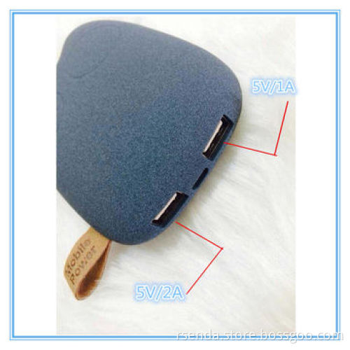 Real capacity 7800mah owl portable power bank for smartphone